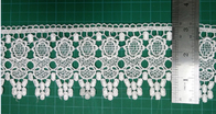 Quality 100% poly lace charming design fashionable for girl's clothes