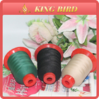 Customized Cone Thread Color Bonded Nylon Thread Grey Abrasion Resistant