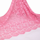 F50264 customizable 51-52&amp;quot; polyester dress making guipure embroidered lace fabric for sale