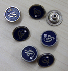 Engraved / Diamond Custom Clothing Buttons Zinc Alloy , Sewing