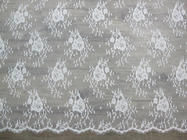 Square Nylon Eyelash Lace Trim / Dress Exquisite Lace For Decoration 150cm x 150cm