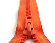 Orange ABS / Poly Custom Zippers #5 for Sportswear / Colored Pants