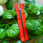 Customized Closed End Zipper #5 With Auto Lock Slider , Long Puller And Red Tape