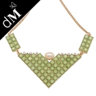 Resin beads collar charming simple style handcrafted necklaces  (JNL0134)