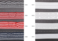Cotton Fabric Printed Woven Colored Elastic Ribbon Apparel Band