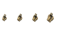 5# Electroplating Two Metal Sided Auto Lock Zipper Slider With Double Puller