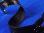 Black Airtight Nylon Open End Waterproof Zipper No.5 With Corrosion Prevention
