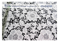 Nylon Cotton Embroidered Lace Fabric with 120cm Width CY-CX108