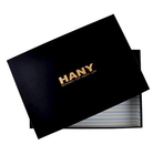 Personalized Glossy Shirt Packaging Boxes With Pvc / Customized Black