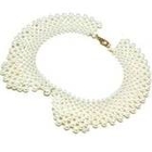 Elegant Removable vintage women beaded collar multi strand pearl necklaces for brides 