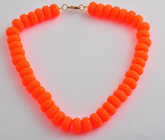 wholesale fashion jewelry resin beads  handmade necklace neon color