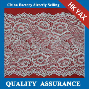 2014 china factory wholesale new design Popular French elastic scalloped edge lace trimming for underwear