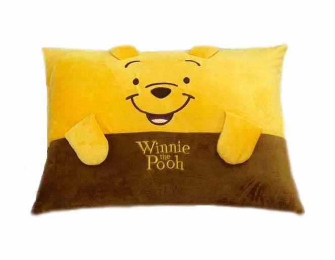 Fashion Disney Cartoon Plush Winnie The Pooh Baby Pillow Yellow