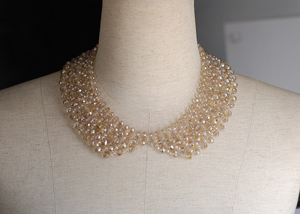 Customized Pearl Collar Neck Chain, Jewellery Beaded Handcrafted Necklaces (JNL0027)