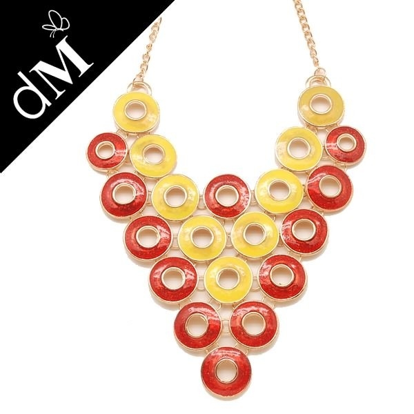 Elegant glaze colours fashion design handcrafted necklaces (JNL0135)