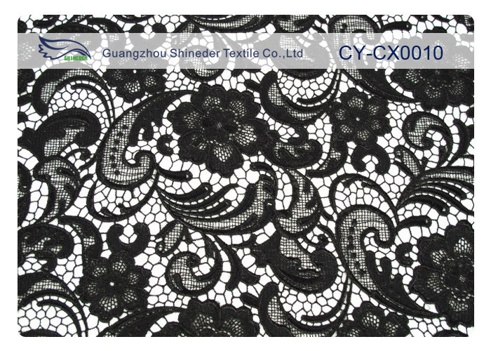ODM / OEM Embroidered Lace Fabric For Bag , Trousers CY-CX0010