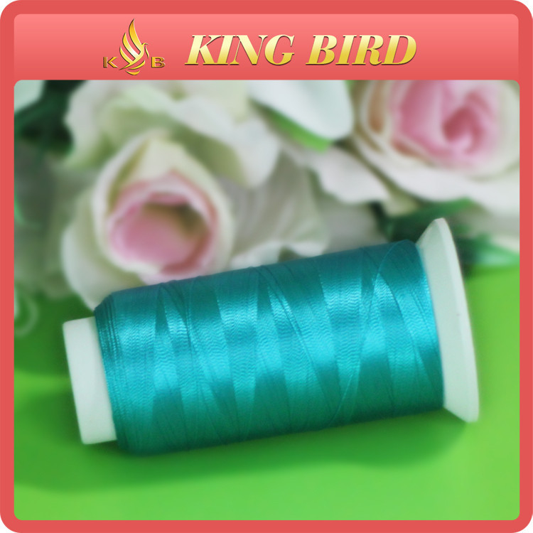 Customize Rayon Sewing Machine Embroidery Threads Plastic Spools