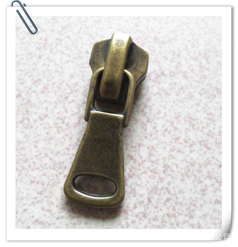 3# Metal Auto Lock Zipper Slider , Custom Zipper Pulls Replacement
