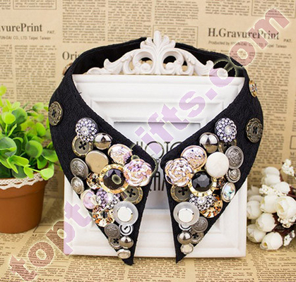 2013 new beaded collar crystal stylish neckline