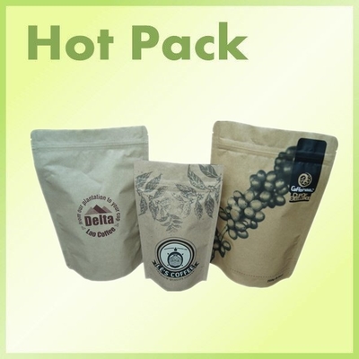 Custom zipper kraft paper bags of coffee quality assurance