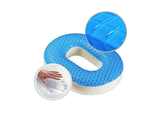 Oval Square Portable Gel Seat Cushion Donut Pillow For Hemorrhoids