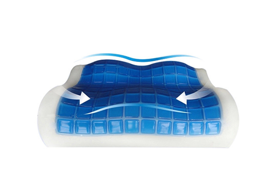 Multifunction Contoured Memory Foam Pillow with Cooling Gel Custom Made