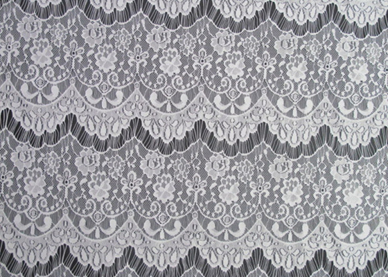 Jacquard Nylon Lace Fabric , 100% Nylon / 145cm Width CY-DN0002