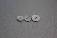 White Universal Dress shirts Shell Custom Clothing Buttons 2 hole for men / women