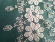 Wedding Embroidered flower lace fabric