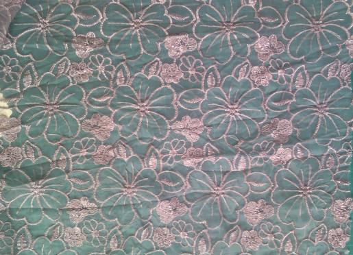 Polyester embroidered Lace Fabric