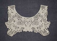floral pattern 100% cotton crochet lace collar for apparels (NL-355)