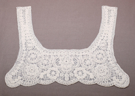 OEM White Embroidery Ruffle Crochet Lace Collar and Lace Top for Dress