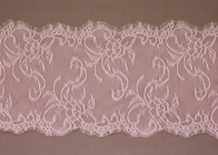 Hand Pink Lace Trim Fabric