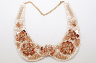 Pearl Collar Necklace, Fashion Jewellery Collar Handcraft Necklaces (JNL0037)
