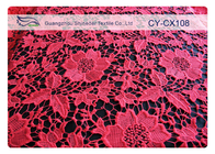 Embroidered Lace Fabric For Fashionable Underwear , Lingerie CY-CX108