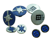 Zinc Alloy Custom Clothing Buttons Eco freindly With Rubber