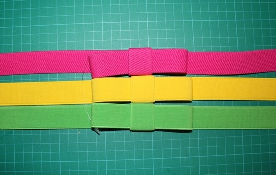 PU waist chain with tassels cloth belts for women in yellow pink green , 2cm - 3cm Width