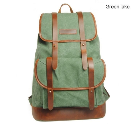 New European Style Cloth Schoolbag Canvas Travel Shoulder Backpack Bag For Men Women