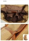 New European Style Cloth Schoolbag Canvas Travel Shoulder Backpack Bag For Men Women
