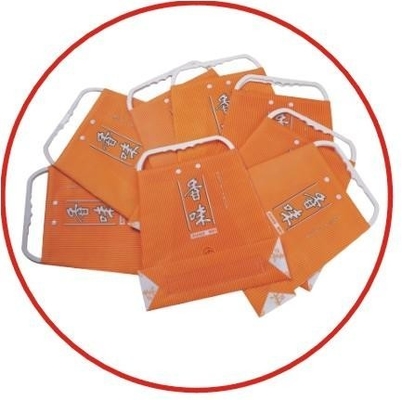 Customized Clothing Plastic Handle Bag Promotion Shopping Bags