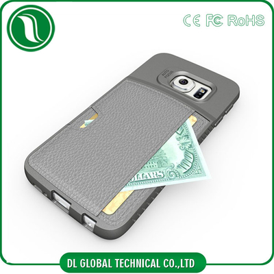 Light Weight Custom Leather Cell Phone Cases for Samsung Galaxy S6