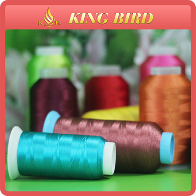 Customize Rayon Sewing Machine Embroidery Threads Plastic Spools