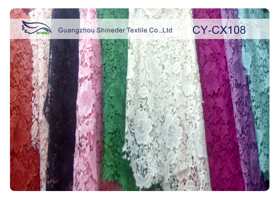 Embroidered Lace Fabric For Fashionable Underwear , Lingerie CY-CX108
