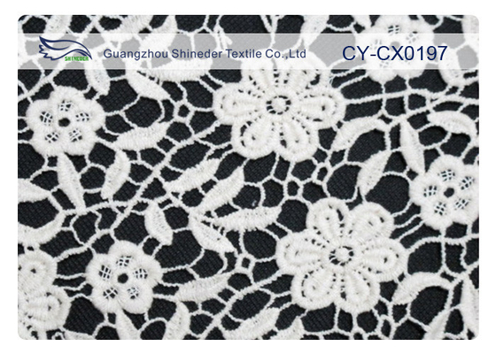 Eco-Friendly Embroidered Lace Fabric for Wedding Dress CY-CX0197