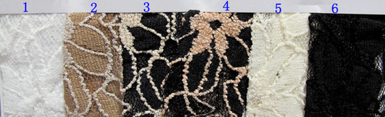 Flower Elastic Lace Fabric