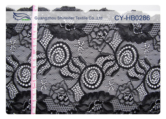 Comfort Design Jacquard Elastic Lace Fabric For Lingerie OEM CY-HB0286