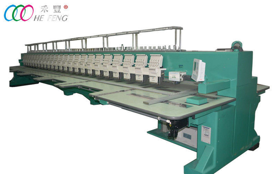 24 Heads Multi Heads Computerized Embroidery Machine 1000 RPM for Garment / lace