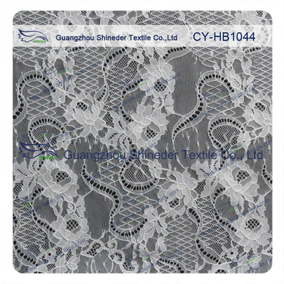Big Bridal Eyelash Chantilly Lace Trim / Scalloped Lace Fabric