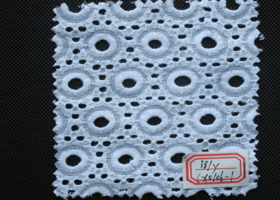 Cotton Eyelet Lace Trim Elastic 