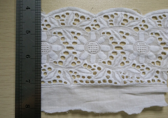 Nature cotton lace fabric Decorative Lace Trim For Clothes Fashion
